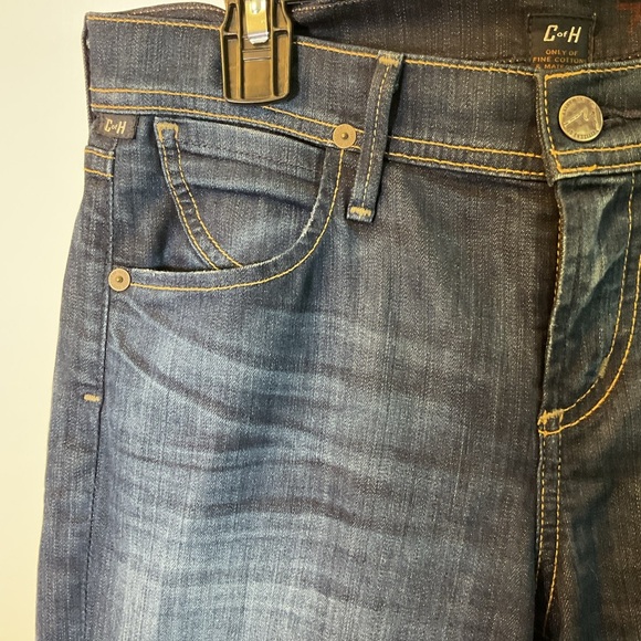 14. Citizens Of Humanity Blue Dani Cropped Straight Leg Ankle Jeans Size 26 - Picture 7 of 9